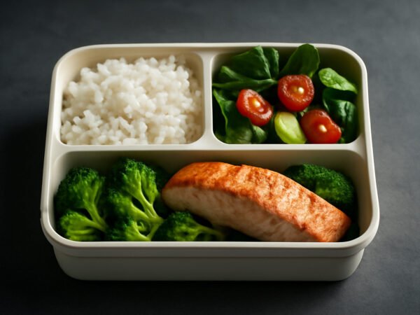 Lunchbox mit Faechern ohne Vorkenntnisse