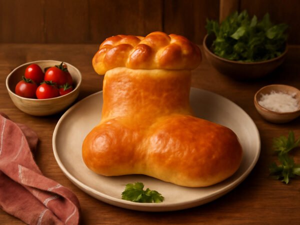 Nikolausstiefel aus Hefeteig backen — einfach nachgekocht