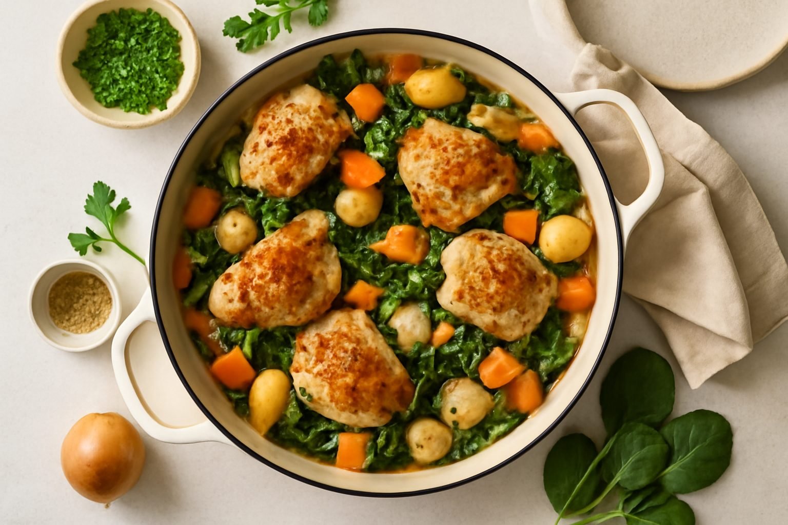 One Pot Gericht mit Haehnchen — 18 einfache Varianten
