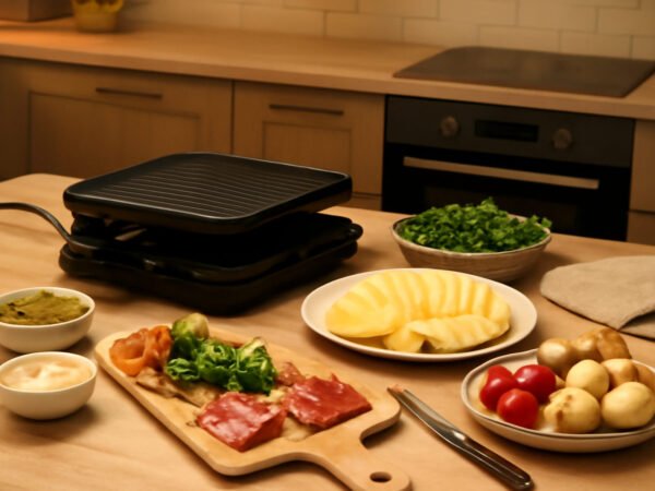 Raclette Zubehör nach Silvester verstauen in 6 Schritten