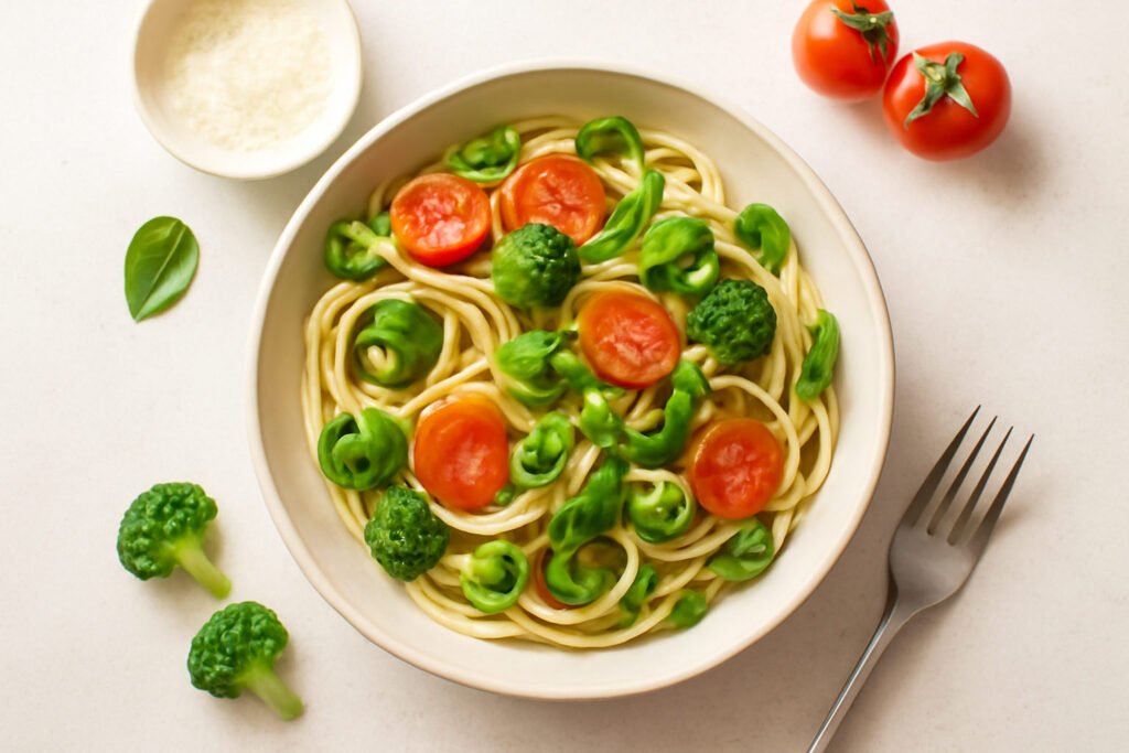 Schnelle Pasta Rezepte mit Gemuese — 11 einfache Varianten