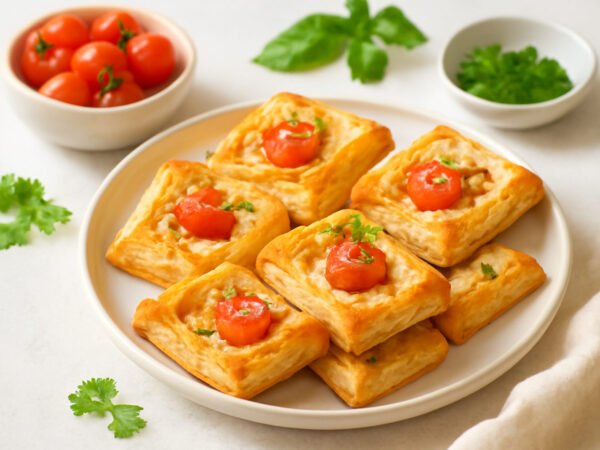 Silvester Snacks Fingerfood Blätterteig