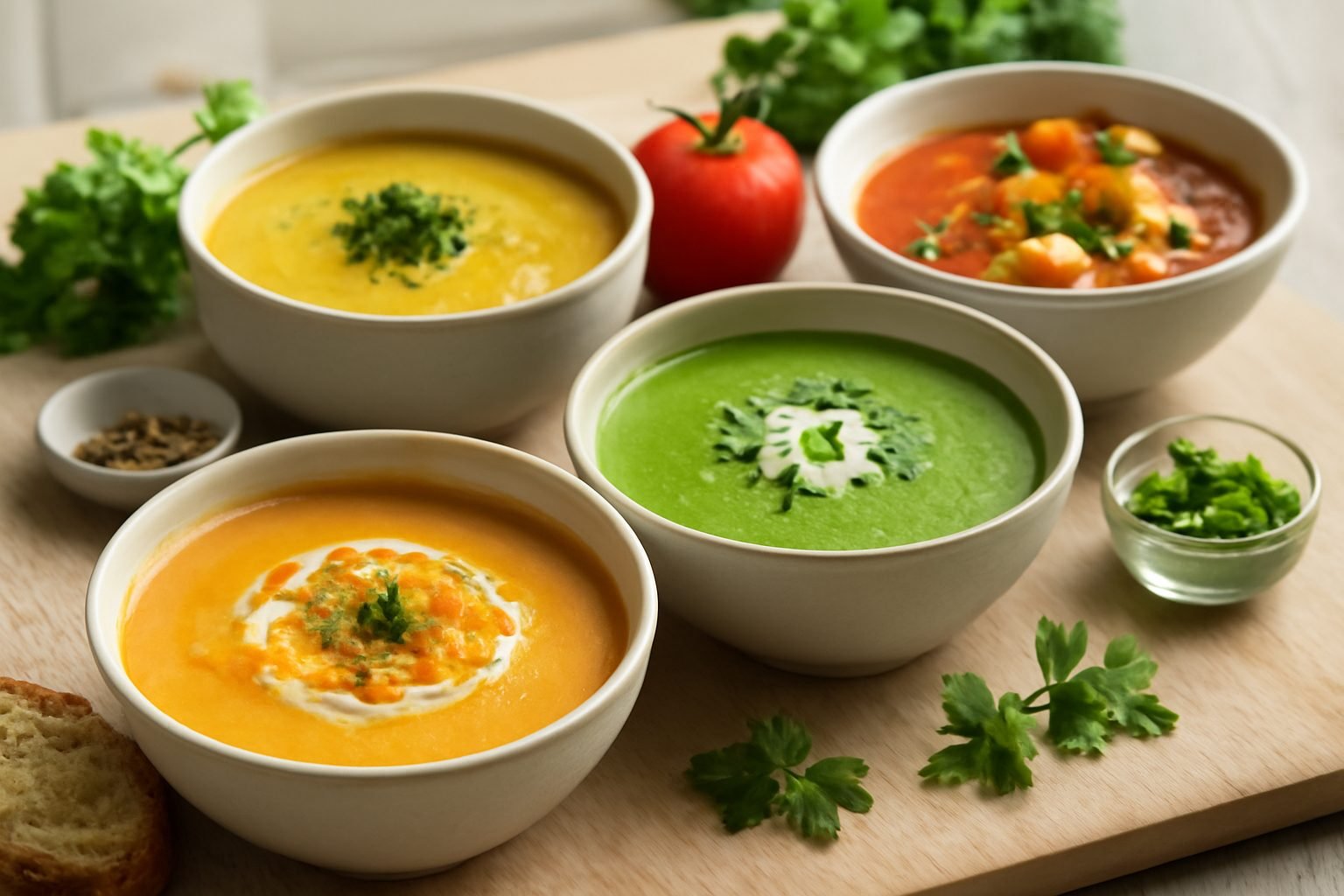 Suppen Rezepte für Partys — 20 einfache Varianten