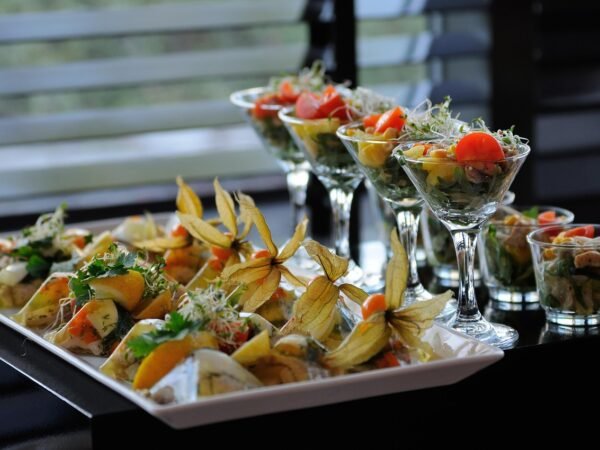 Vegetarisches Fingerfood für die Party