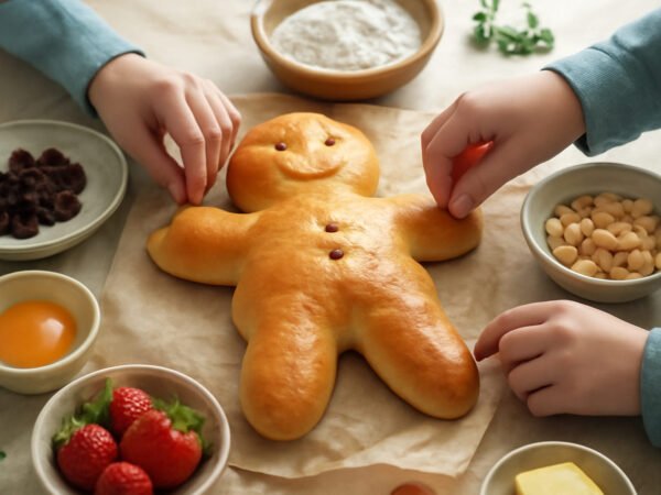 Weckmann backen mit Kindern: Zutaten und Zubereitung