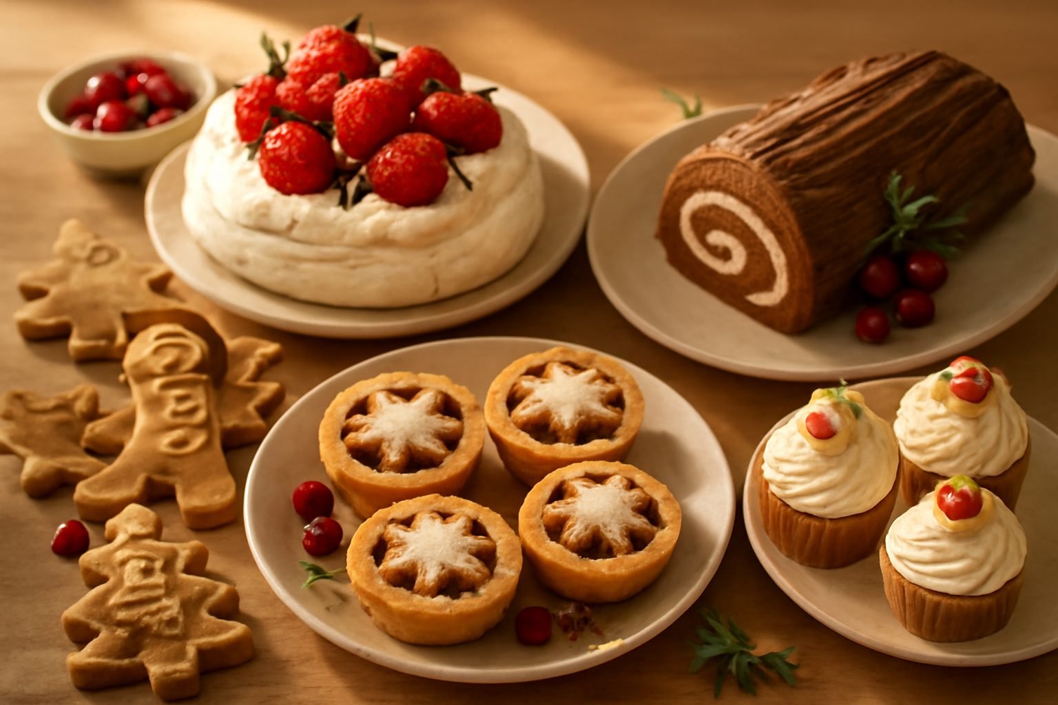 Weihnachtsdessert für Viele Personen