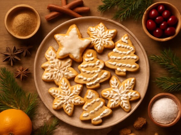 Einfache Weihnachtsplätzchen schnell gebacken