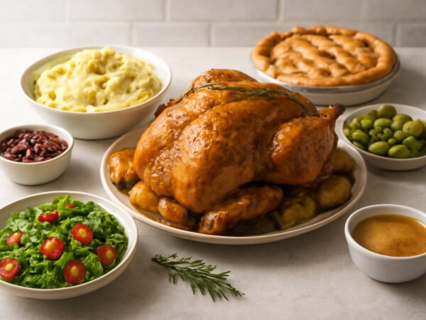 Einfaches Weihnachtsmenü für die Familie