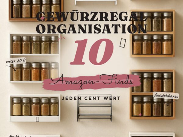 Gewürzregal-Organisation: 10 Amazon-Finds, für mehr Ordnung