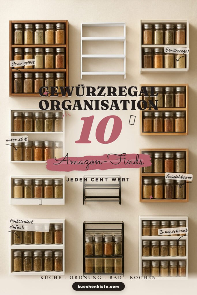 Gewürzregal-Organisation: 10 Amazon-Finds, für mehr Ordnung