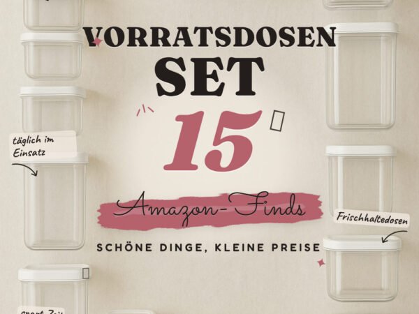 Vorratsdosen Set: 15 Amazon-Finds, für eine ordentliche Speisekammer
