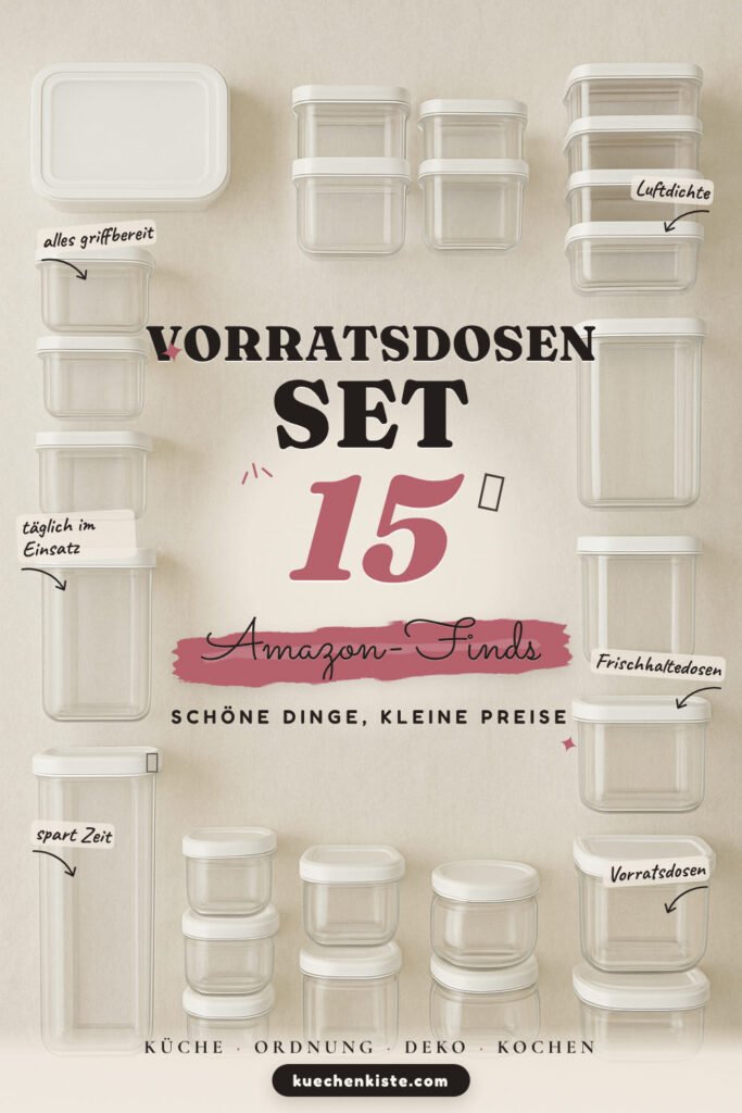 Vorratsdosen Set: 15 Amazon-Finds, für eine ordentliche Speisekammer