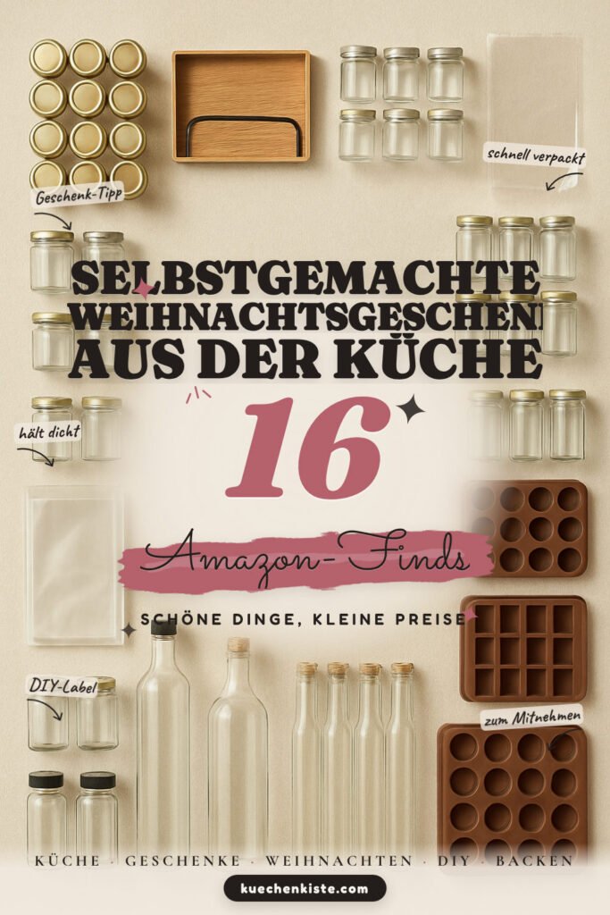 Selbstgemachte Weihnachtsgeschenke aus der Küche: 16 Amazon-Finds