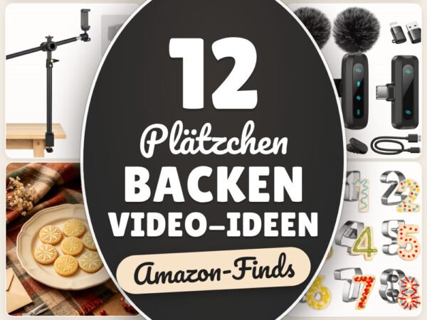Plätzchen backen Video-Ideen: 12 Amazon-Finds, bessere Aufnahmen