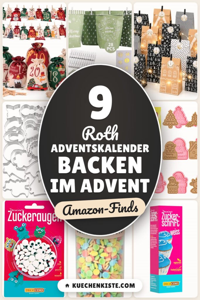 Roth Adventskalender backen im Advent: 9 Amazon-Finds, fürs DIY-Befüllen