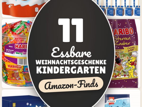 Essbare Weihnachtsgeschenke Kindergarten: 11 Amazon-Finds