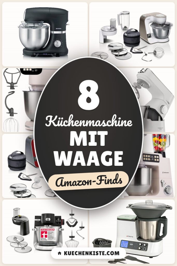 Küchenmaschine mit Waage: 8 Amazon-Finds, spart Zeit