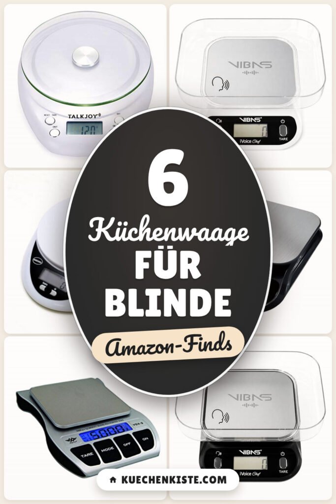 Küchenwaage für Blinde: 6 Amazon-Finds, klar ablesbar & hörbar