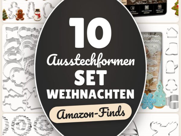 Ausstechformen Set Weihnachten: 10 Amazon-Finds, für Plätzchen
