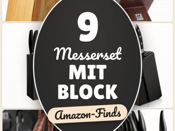 Messerset mit Block: 9 Amazon-Finds, sofort kochbereit