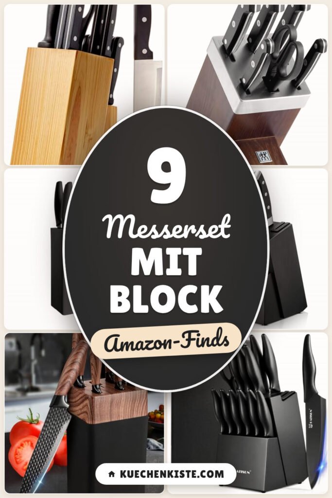 Messerset mit Block: 9 Amazon-Finds, sofort kochbereit