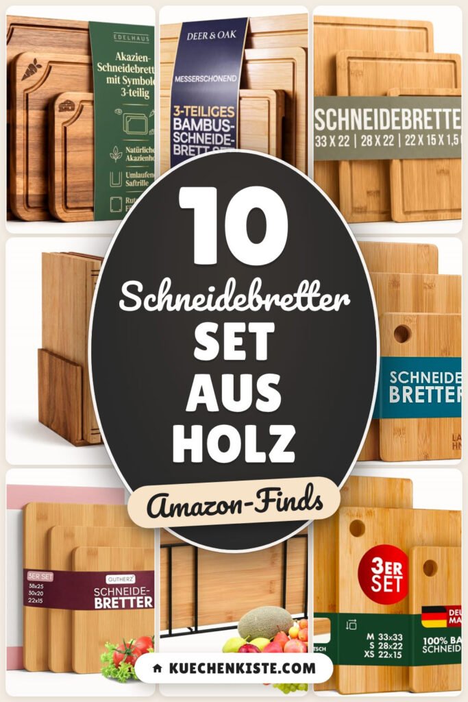 Schneidebretter Set aus Holz: 10 Amazon-Finds, sauber schneiden