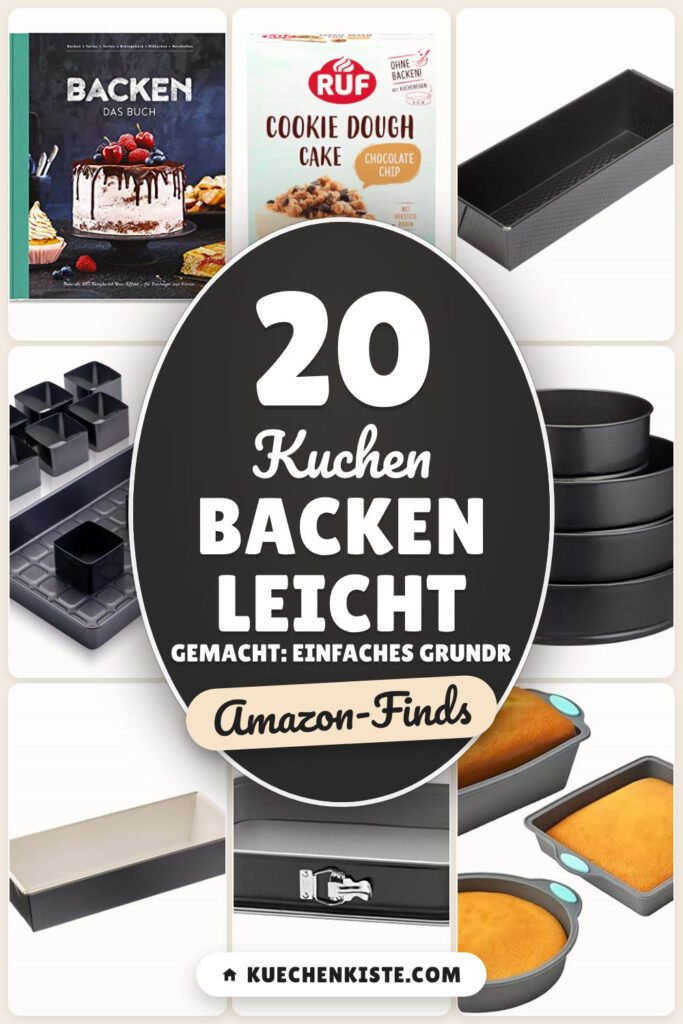 Kuchen backen leicht gemacht: einfaches Grundrezept: 20 Amazon-Finds