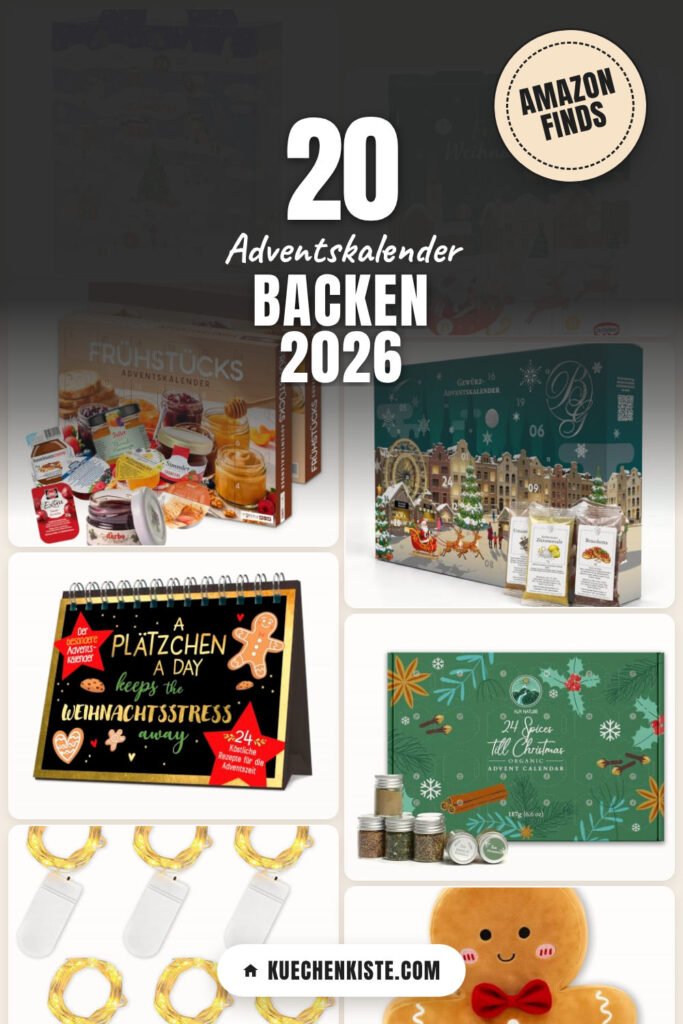 Adventskalender backen 2026: 20 Amazon-Finds