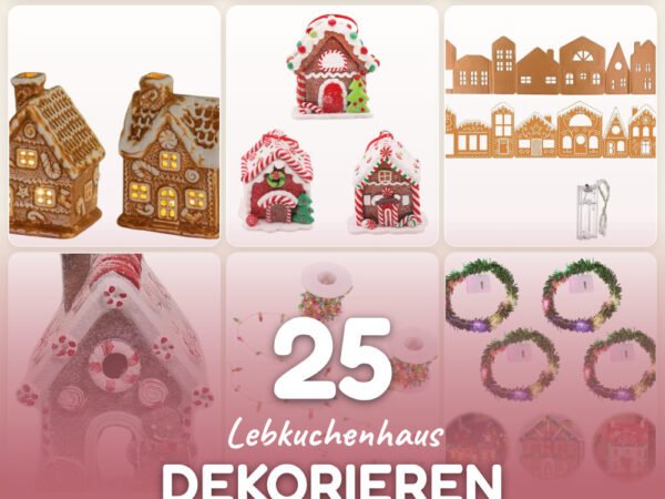 Lebkuchenhaus dekorieren Beleuchtung: 25 Amazon-Finds