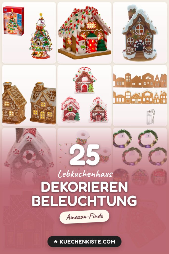 Lebkuchenhaus dekorieren Beleuchtung: 25 Amazon-Finds